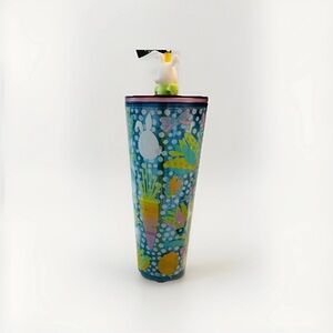 Starbucks 2025 Limited Edition Easter Bunny 24oz Cold Cup Tumbler w/ Stopper